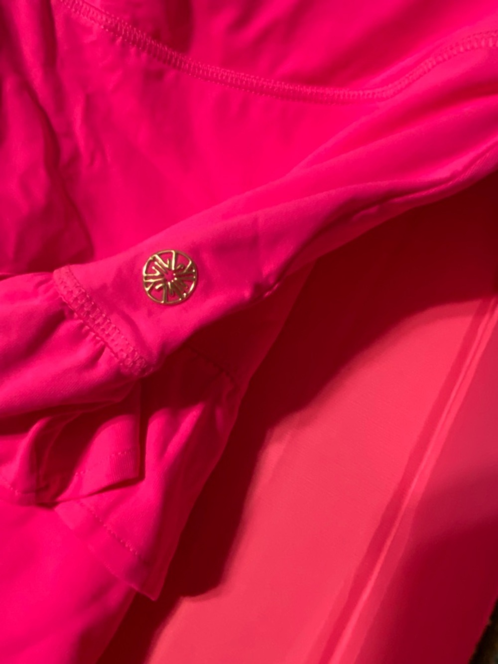 Lilly Pulitzer Neon Pink Grenadine Double Ruffle Skort, Size XS, NWT - Picture 4 of 8